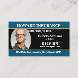 Tarjeta De Visita Insurance Agent or Any Company