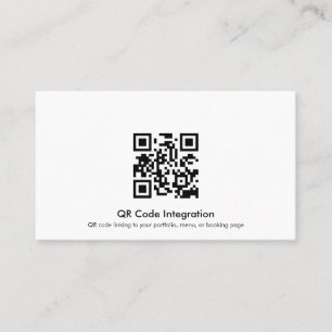 Tarjeta De Visita Integración de Código QR