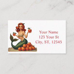 Tarjeta De Visita Intentar mi Sirenita de Peaches Thunder_Cove