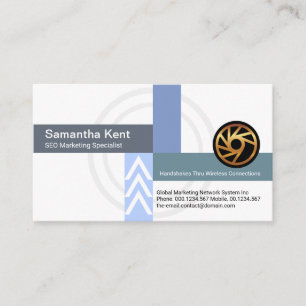 Tarjeta De Visita Interceptación de conexiones de enlace de marketin