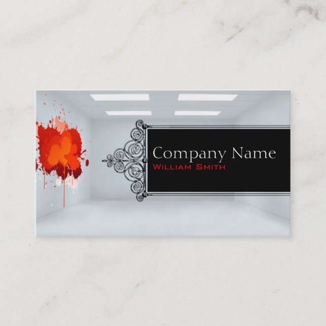 Tarjeta De Visita Interior Design (Anverso)