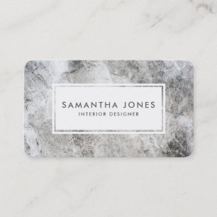Tarjeta De Visita Interiorista moderno simple de la textura de