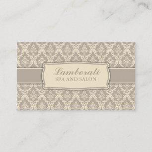 Tarjeta De Visita Interiorista profesional elegante del vintage