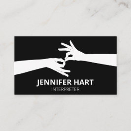 Tarjeta De Visita Intérprete