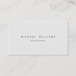 Tarjeta De Visita Intérprete traductor - Profesional elegante blanco