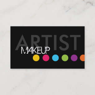 Tarjeta de visita intrépida del artista de