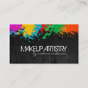 TARJETA DE VISITA INTRÉPIDA DEL ARTISTA DE