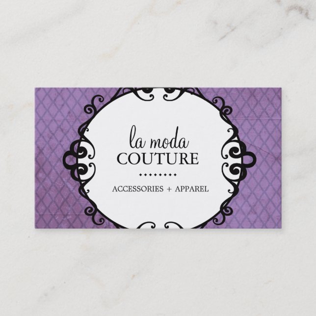 Tarjeta de visita intrépida del diseñador (Anverso)