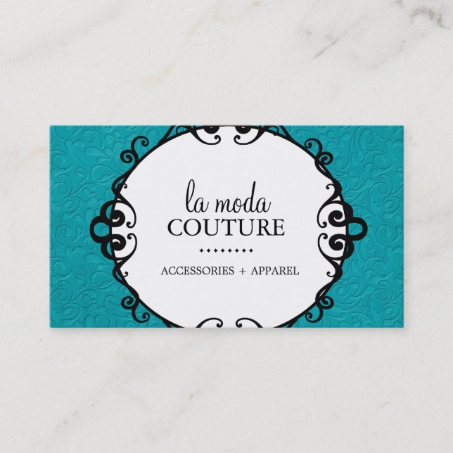 Tarjeta de visita intrépida del diseñador (Anverso)