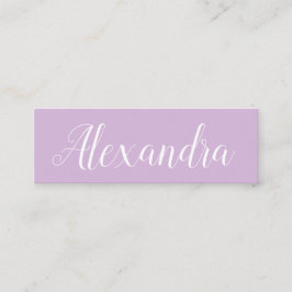 Tarjeta de visita intrépida minimalista de moda