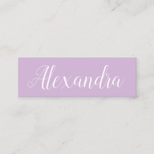 Tarjeta de visita intrépida minimalista de moda
