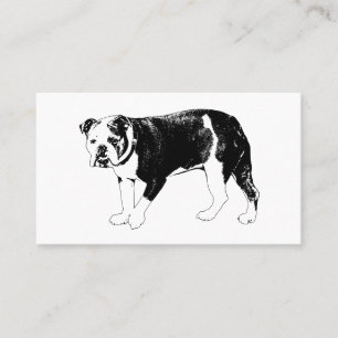 Tarjeta De Visita Intro distinto, confianza de bulldog
