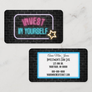 Tarjeta De Visita Invertir En Tu Propio Rótulo Neón