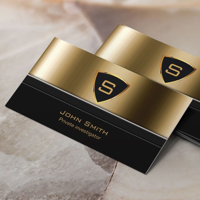 Tarjeta De Visita Investigador de Royal Gold Shield (Subido por el creador)