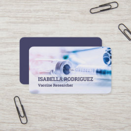 Tarjeta De Visita Investigador de vacunas