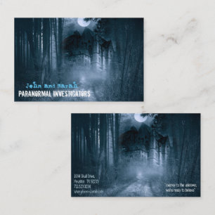 Tarjeta De Visita Investigador paranormal Mano embrujada