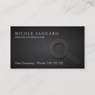 Tarjeta De Visita Investigador privado