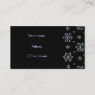 Tarjeta De Visita Invierno