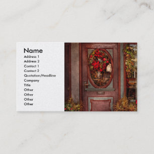 Tarjeta De Visita Invierno - tienda - vestido para los días de