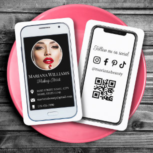 Tarjeta De Visita iphone teléfono inteligente redes sociales foto có
