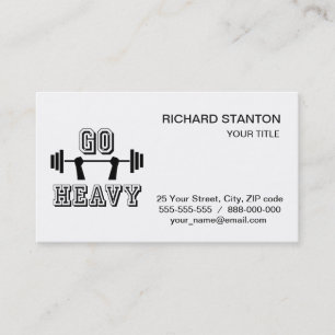 Tarjeta De Visita Ir pesado