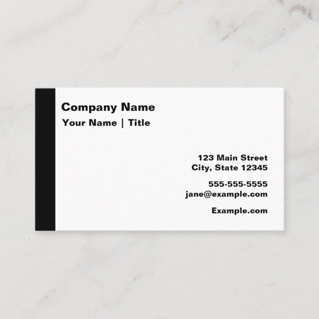 Tarjeta De Visita Iridiscente moderno (Anverso)