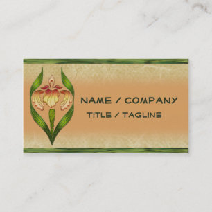 Tarjeta De Visita Iris de Nouveau del arte