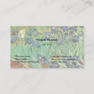 Tarjeta De Visita Iris de Van Gogh