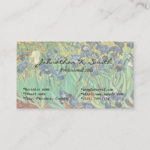 Tarjeta De Visita Iris de Van Gogh