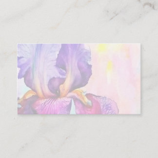 Tarjeta De Visita Iris morado