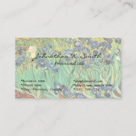 Tarjeta De Visita Irises de Van Gogh