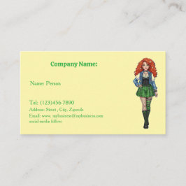 Tarjeta De Visita irish dall