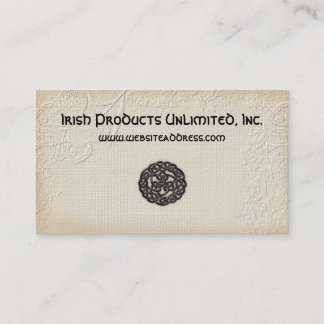 Tarjeta de visita irlandesa:: Símbolo céltico y