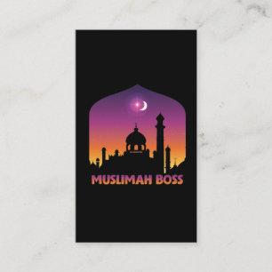 Tarjeta De Visita Islam Muslimah Boss Religiosos Árabes Musulmanes