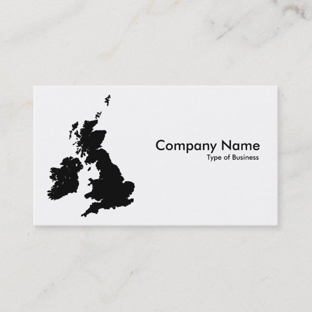 Tarjeta De Visita Islas Británicas (Anverso)