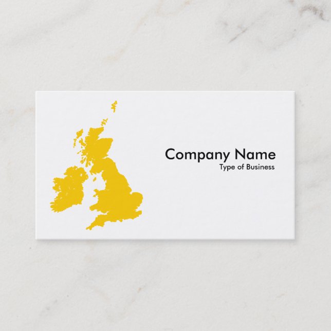 Tarjeta De Visita Islas Británicas - Amber (Anverso)
