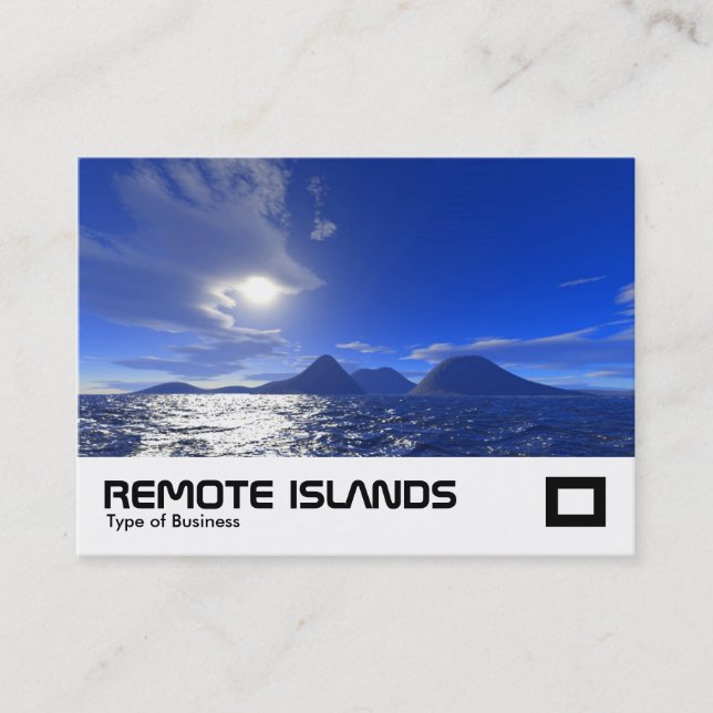 Tarjeta De Visita Islas Remotas (Anverso)