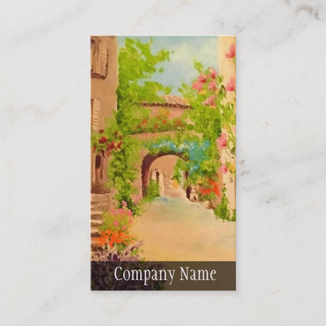 Tarjeta De Visita Italia (Anverso)