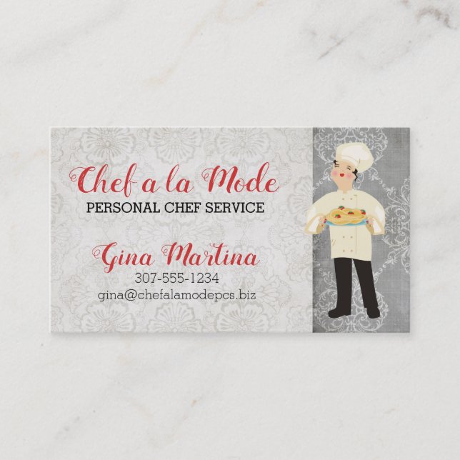 Tarjeta de visita italiana linda de abastecimiento (Anverso)