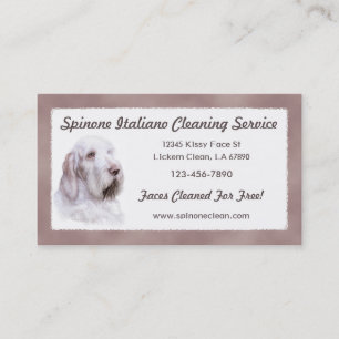 Tarjeta De Visita Italiano Spinone Italiano