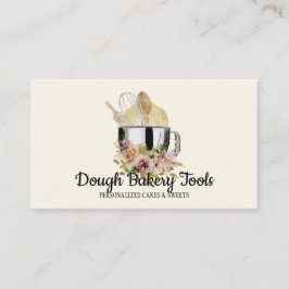 Tarjeta De Visita Ivory Bakery Home Hade Patisserie Pastry Dough