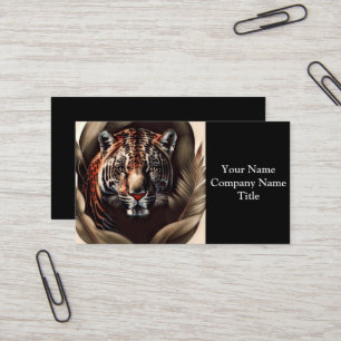 Tarjeta De Visita Jaguar Majestuoso - Rey De La Selva