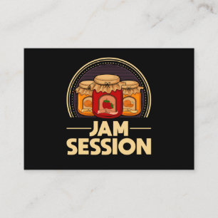 Tarjeta De Visita Jam Session Music Pun Jelly Lover