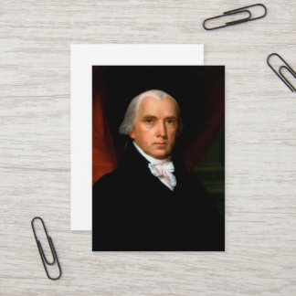 Tarjeta De Visita James Madison 4º Presidente de los Estados Unidos