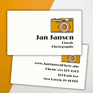 Tarjeta De Visita Jan Janson Classic Photography (o tus detalles)