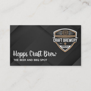 Tarjeta De Visita Jardín de Cerveza Cervecería