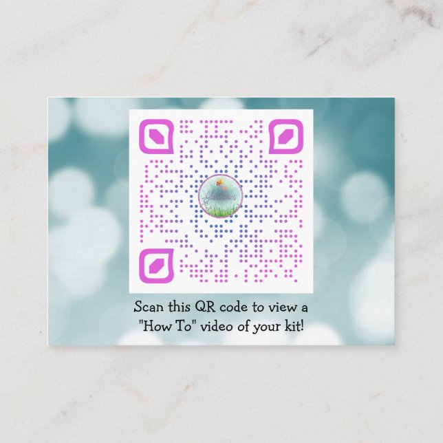 Tarjeta De Visita jardín de glassfairies (Reverso)