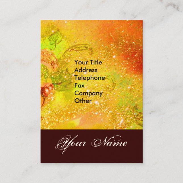 TARJETA DE VISITA JARDÍN DE LA ESTRELLA DE SOMBRAS PERDIDAS MONOGRAM (Anverso)