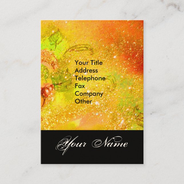 TARJETA DE VISITA JARDÍN DE LA ESTRELLA DE SOMBRAS PERDIDAS MONOGRAM (Anverso)