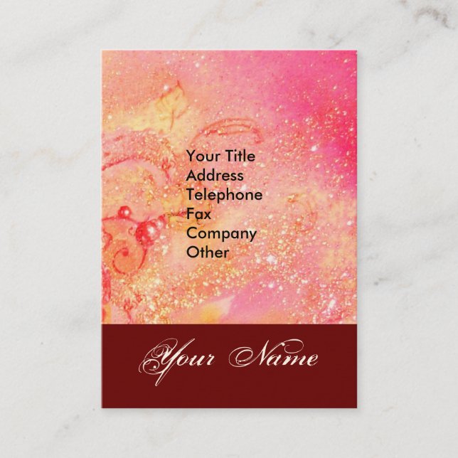 TARJETA DE VISITA JARDÍN DE LA ESTRELLA DE SOMBRAS PERDIDAS MONOGRAM (Anverso)